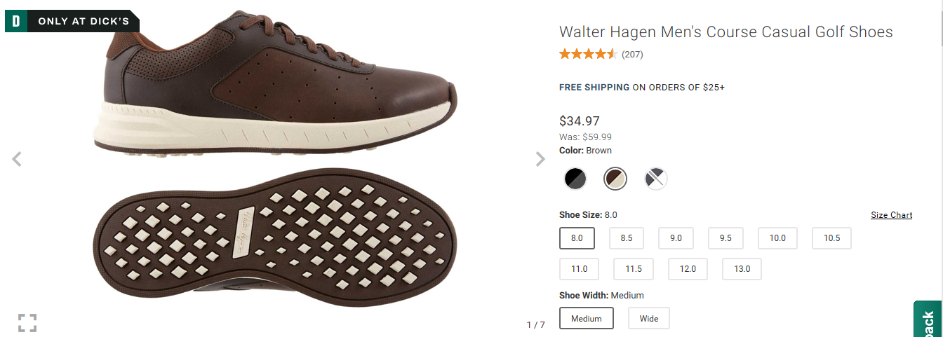 Walter Hagen Golf Shoes - Unofficial 