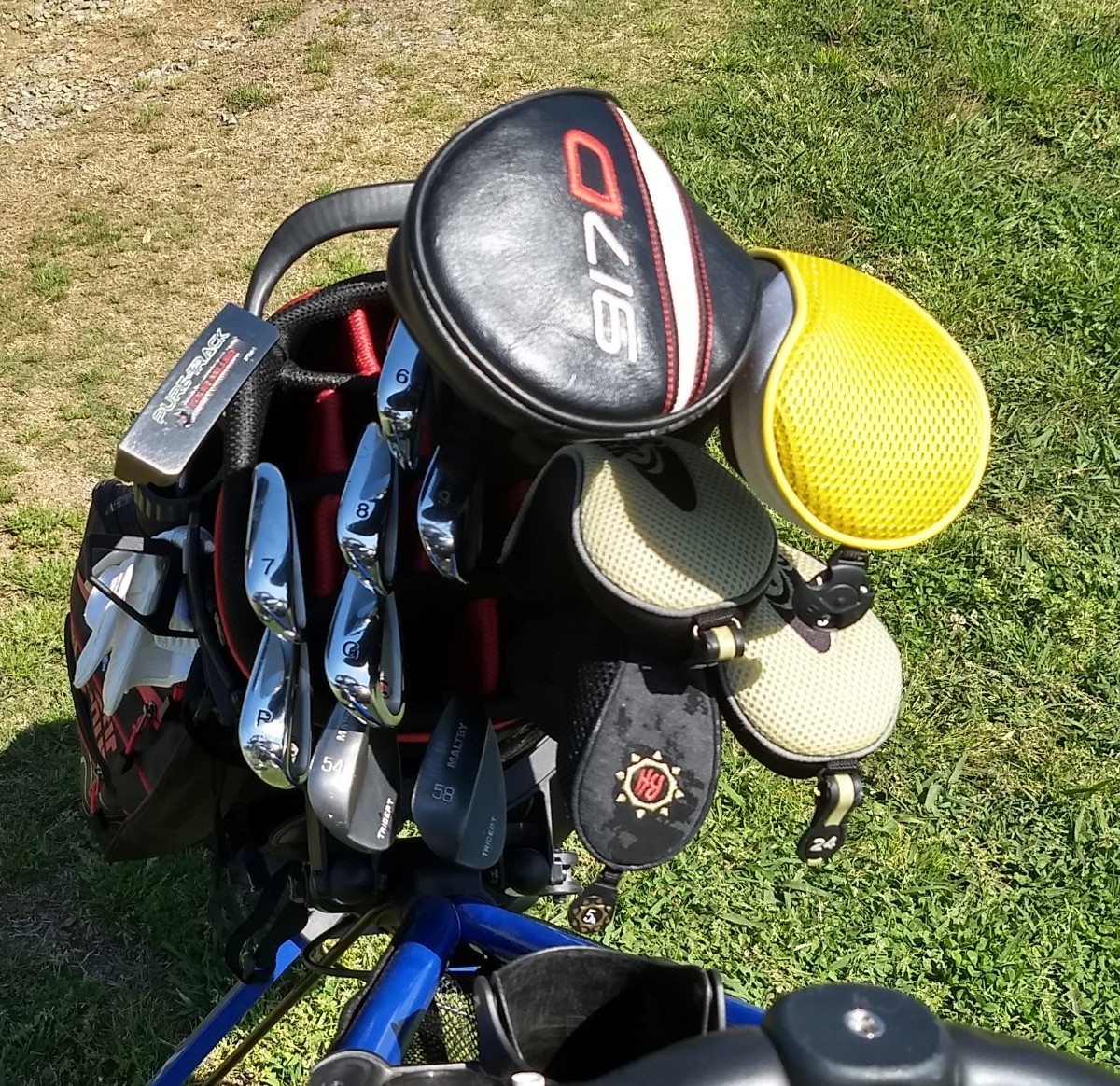 Setting up golf bag for push cart - Bags & Carts - MyGolfSpy Forum