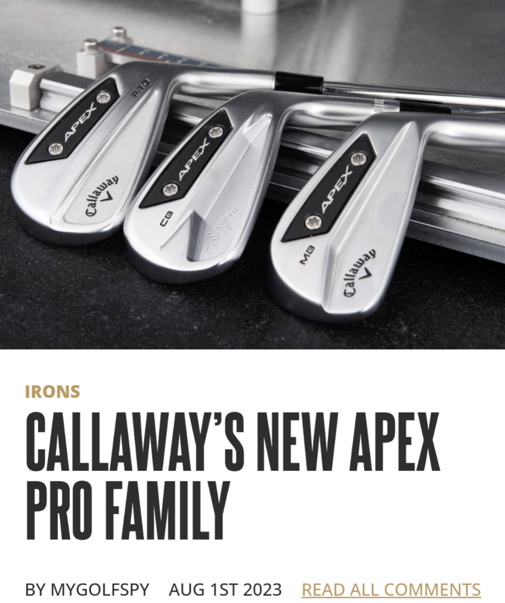 New Callaway Apex Pro Line - Golf Clubs - MyGolfSpy Forum